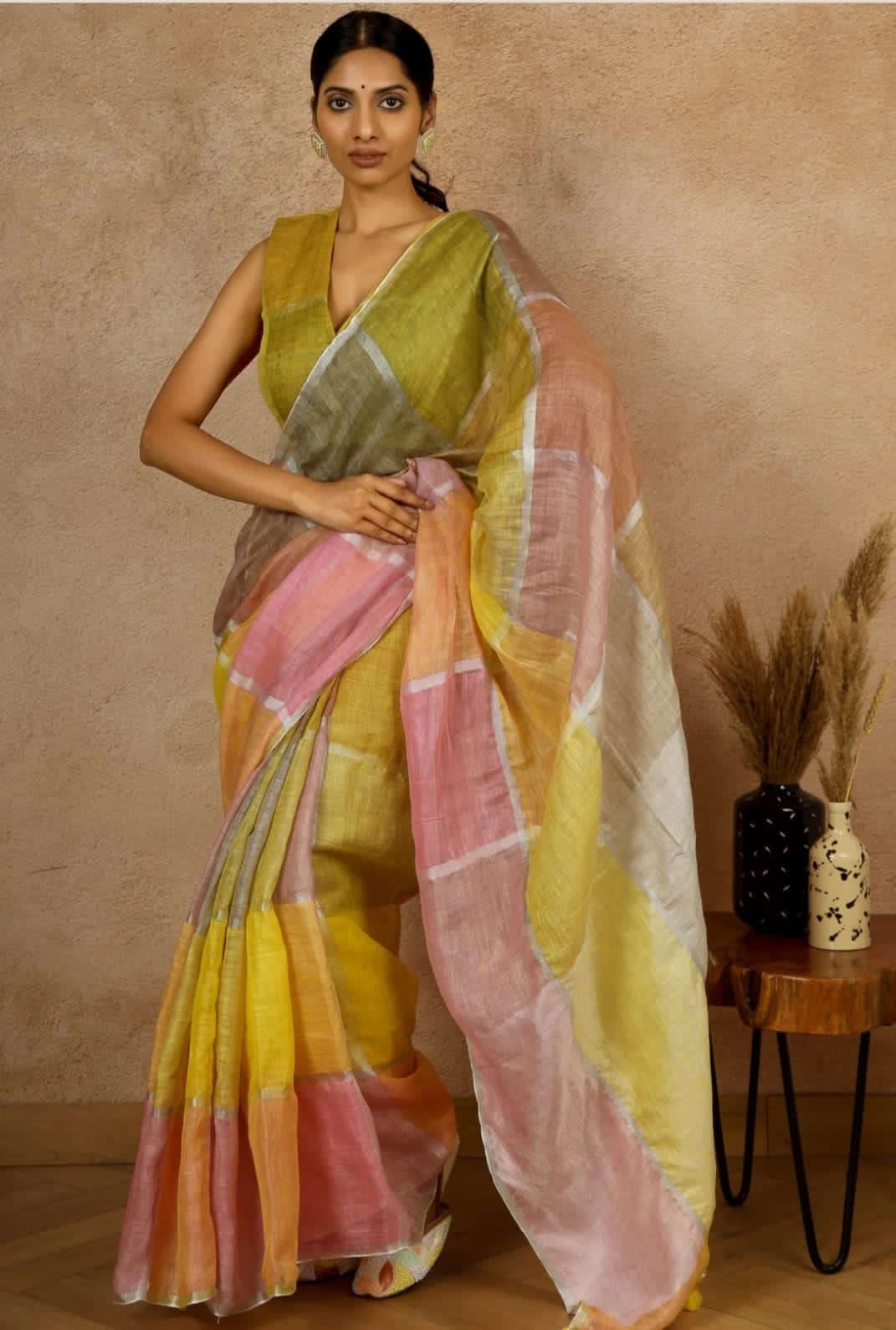 Premium Linen Sarees